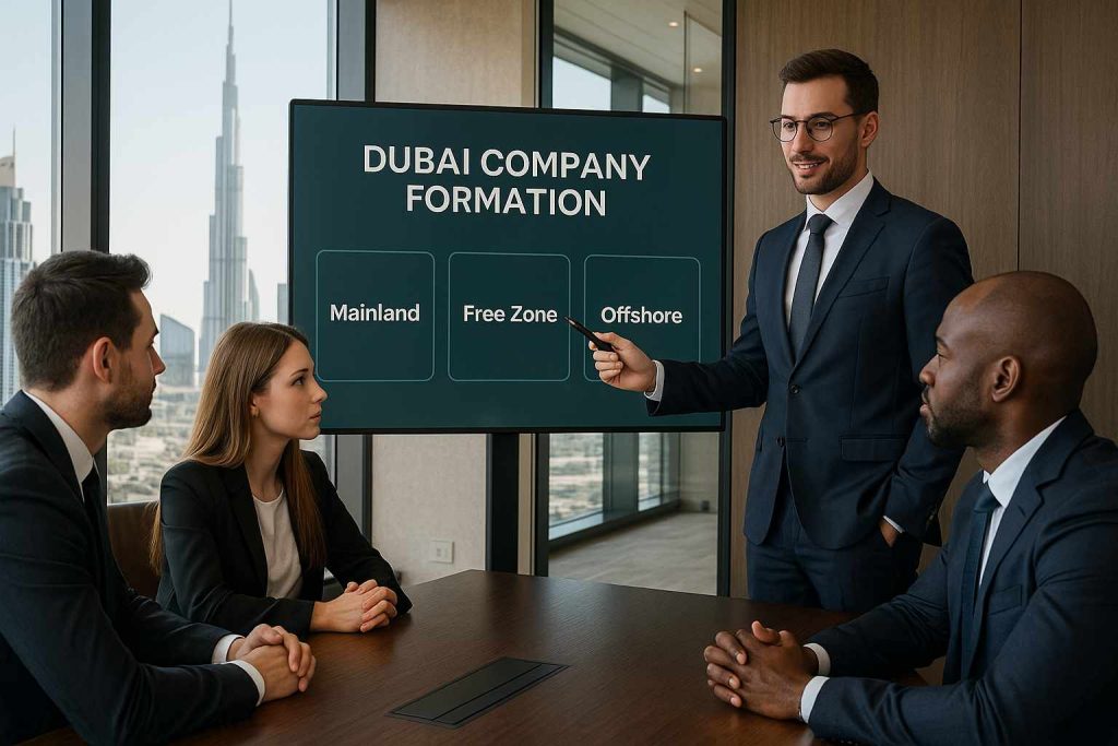 انواع ثبت شرکت در دبی گزینههای متنوع برای هر کسبوکار