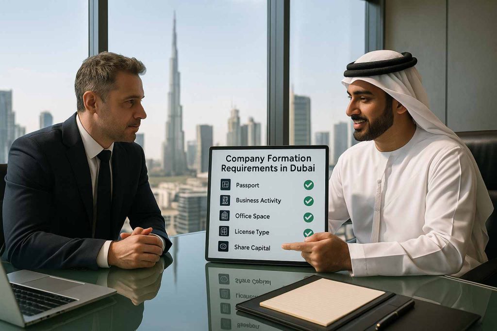 مهمترین شرایط عمومی ثبت شرکت در دبی چیست؟ (چکلیست اصلی)