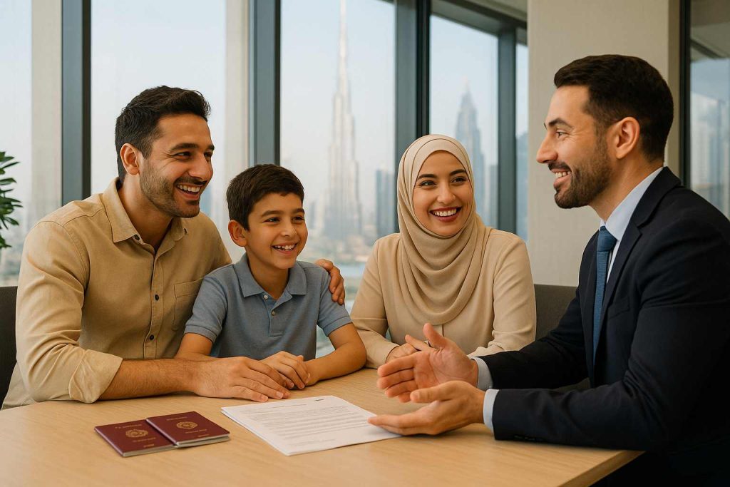  برای کدام اعضای خانواده می‌توان ویزای همراه دبی گرفت؟