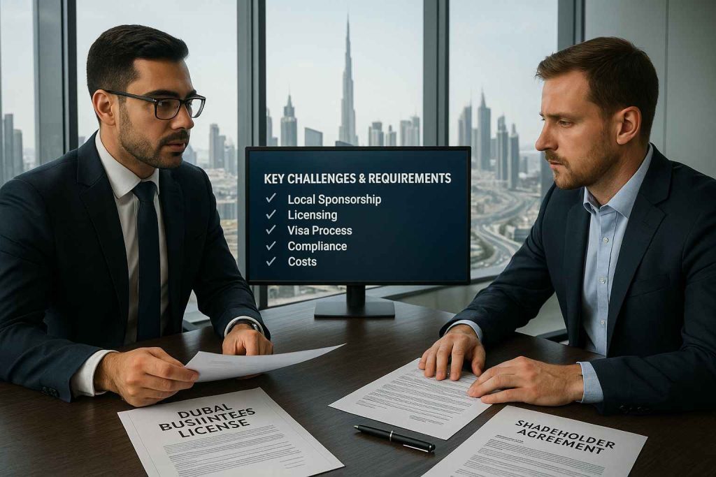 چالشها و نکات مهم در ثبت شرکت در امارات دبی