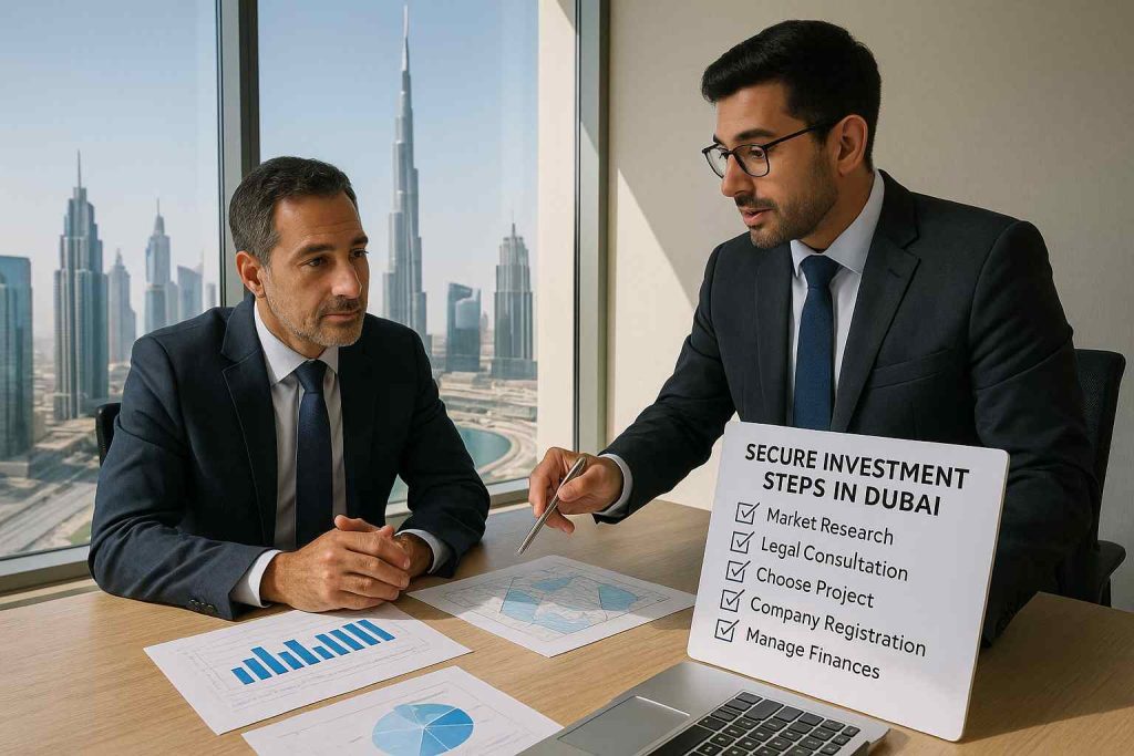 دبی بهترین مکان برای سرمایه‌گذاری بین‌المللی (راهنمای گام به گام)