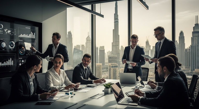 نحوه ایجاد یک تیم فروش حرفه‌ای برای کسب‌وکار خود در دبی
