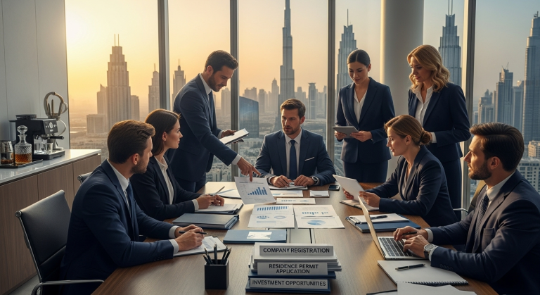 چگونه شرکت خود را در دبی ثبت کنیم و اقامت بگیریم چگونه شرکت خود را در دبی ثبت کنیم و اقامت بگیریم