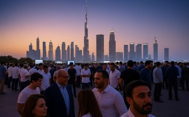 20250731_1331_جمعیت در غروب شهر_remix_01k1fyrsrqeyrvkvwzp1p3mv6e