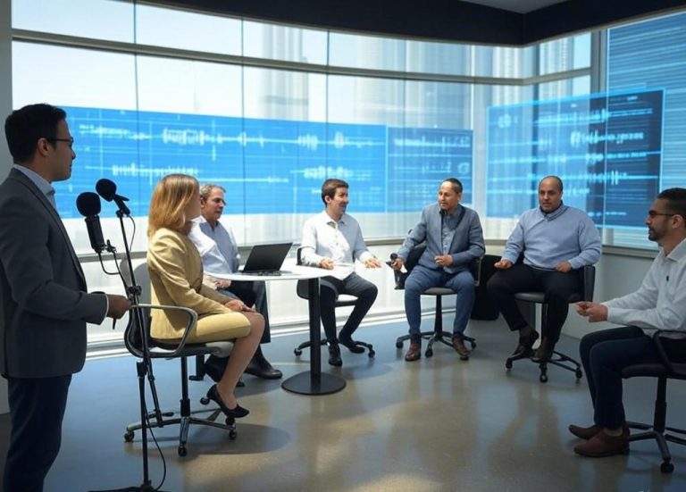 Professional podcast production studio Professional podcast production studio