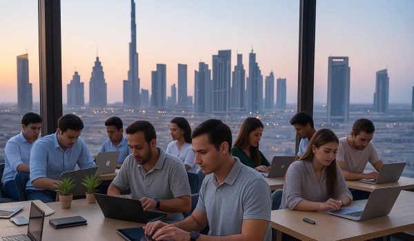 20250731_1353_کار در دفتر مدرن_remix_01k1g01kake7eaty3ak4c87h7v