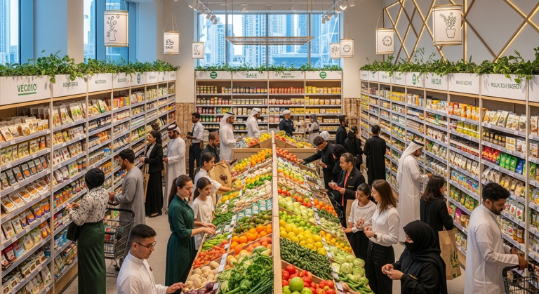 Vegan food product store