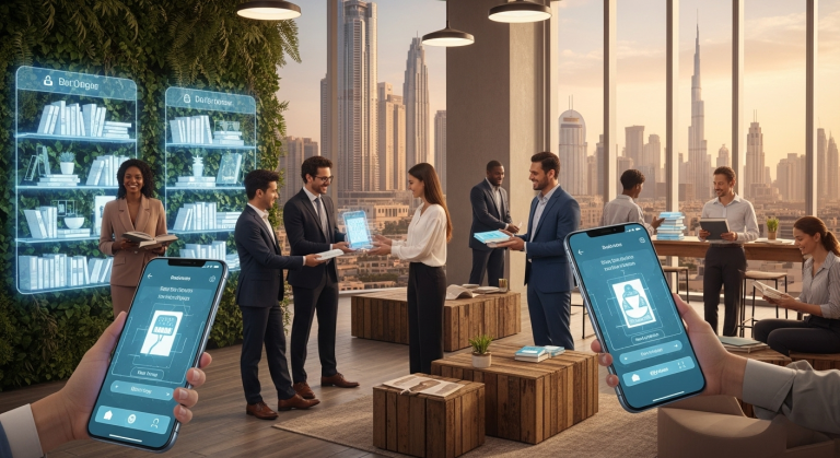 تطبيق لمشاركة الكتب على الهاتف المحمول