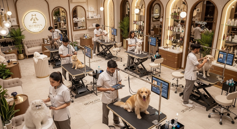Specialty pet grooming salon