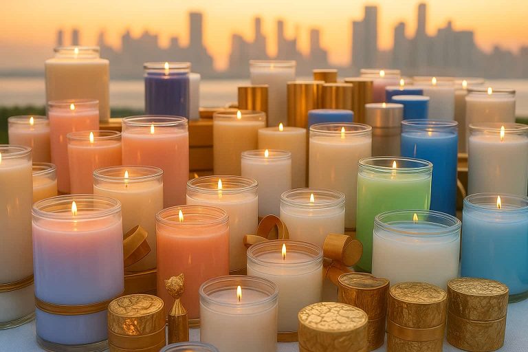 إنتاج وبيع الشموع المصنوعة يدوياً