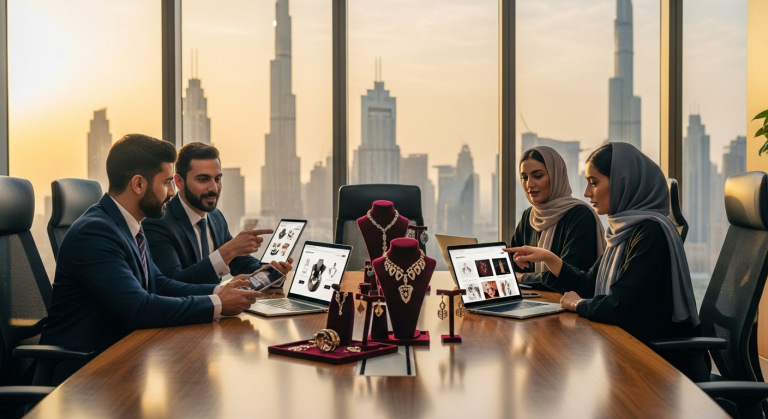 متجر إلكتروني للمجوهرات الحِرفية