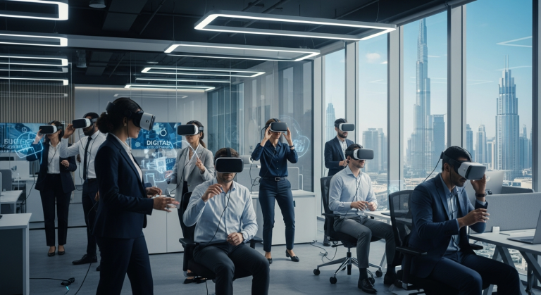 Virtual reality training for professionals