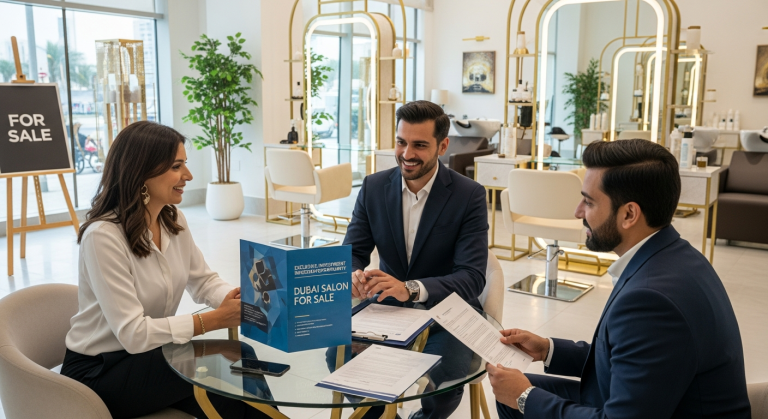 Crafting an Attractive Sale Advertisement for a Hair Salon in Dubai