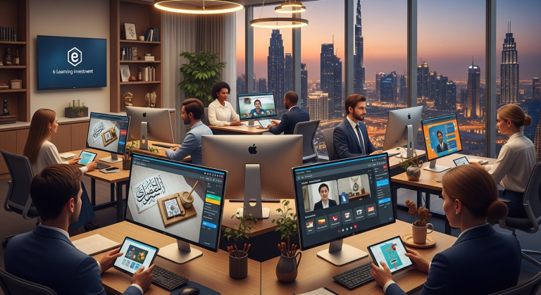 منصة إلكترونية للدروس اللغوية الافتراضية