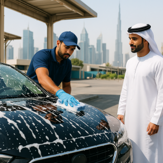 Busy Car Wash Businesses Generating Daily Revenue in UAE
